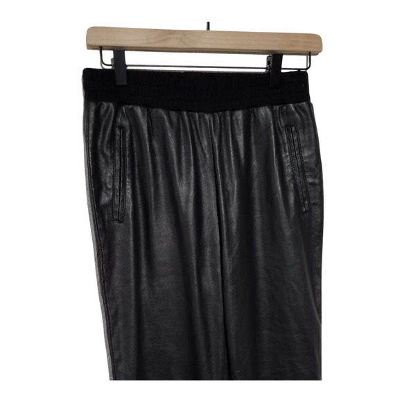 BCBGMaxAzria Elastic Waist Cuffed Ankle Pants Black Women’s XS - Picture 2 of 8